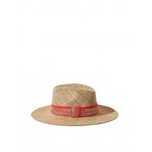 NEW FAIRE women's cesar rosa straw hat in beige